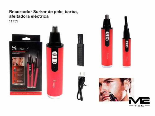 Afeitadora Recortadora de Nariz y Oreja Surker SK - 211 Profesional - Astihl - quality