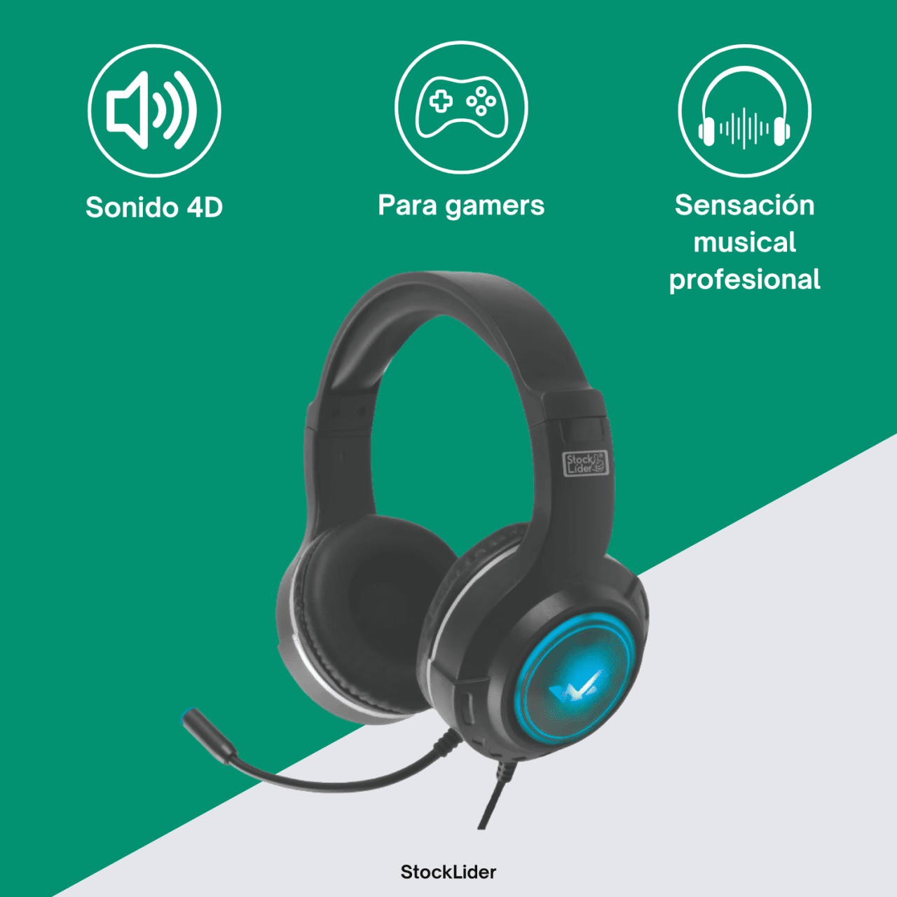 Auriculares gaming con luz RGB - Astihl - quality