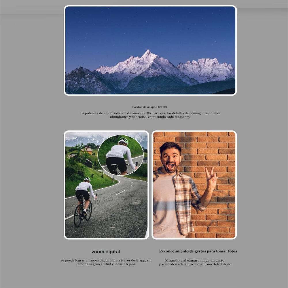 Dron con cámara gran angular HD y funda incluida - Astihl - quality