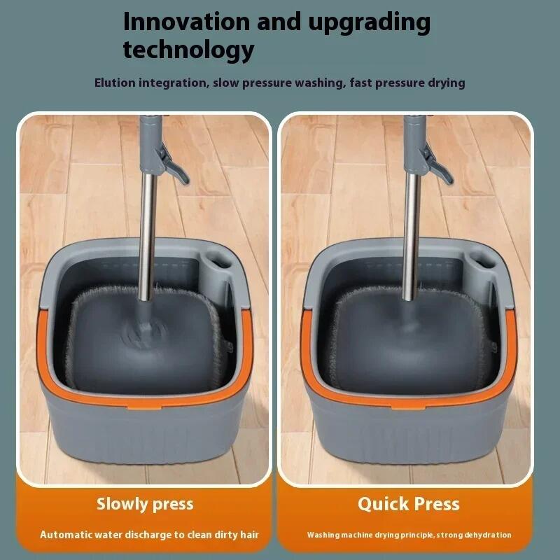 Mopa cuadrada giratoria con cubo de separación de aguas - Astihl - quality