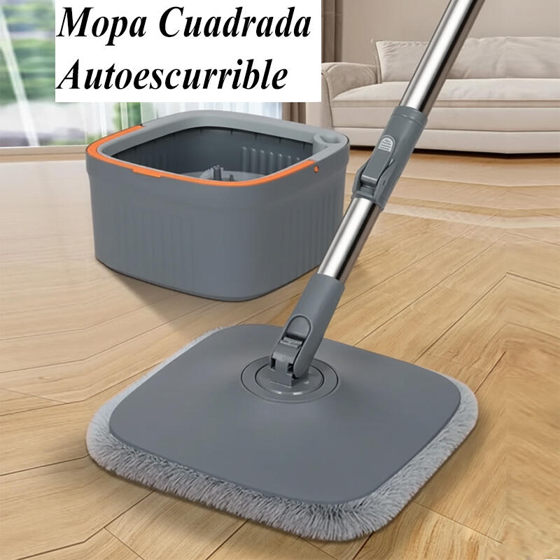 Mopa cuadrada giratoria con cubo de separación de aguas - Astihl - quality
