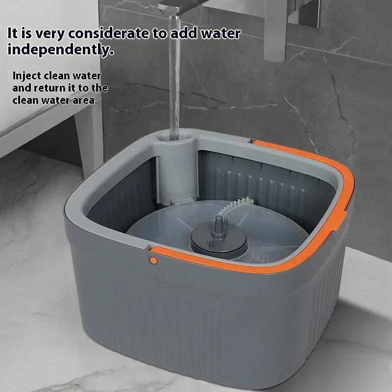 Mopa cuadrada giratoria con cubo de separación de aguas - Astihl - quality