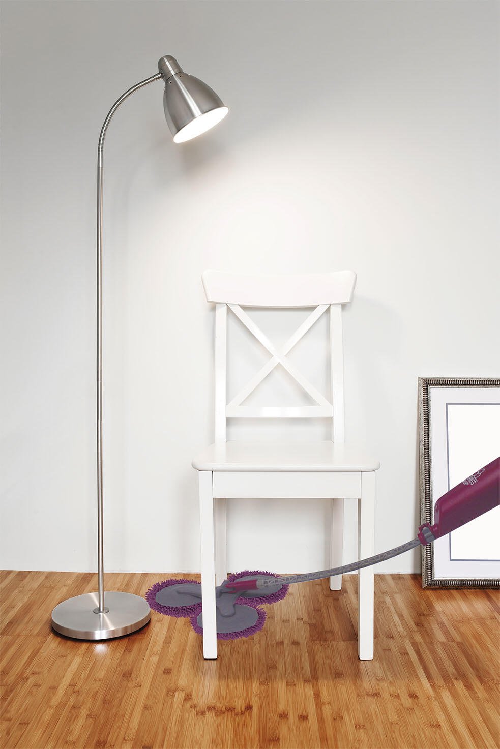 Mopa Triple de microfibra con cabezales rotatorios pulverizadores y brazo extensíble - Astihl - quality