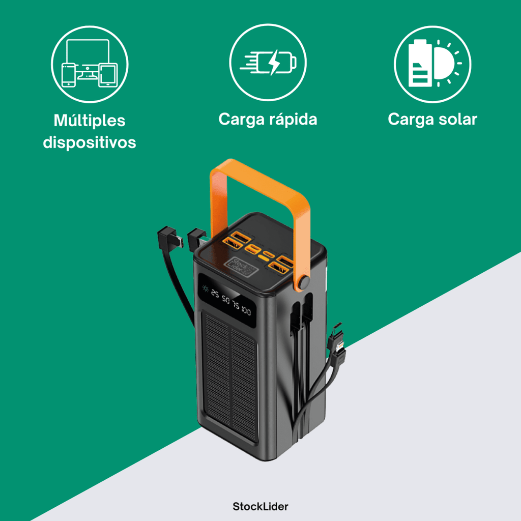 Powerbank con carga solar - Astihl - quality