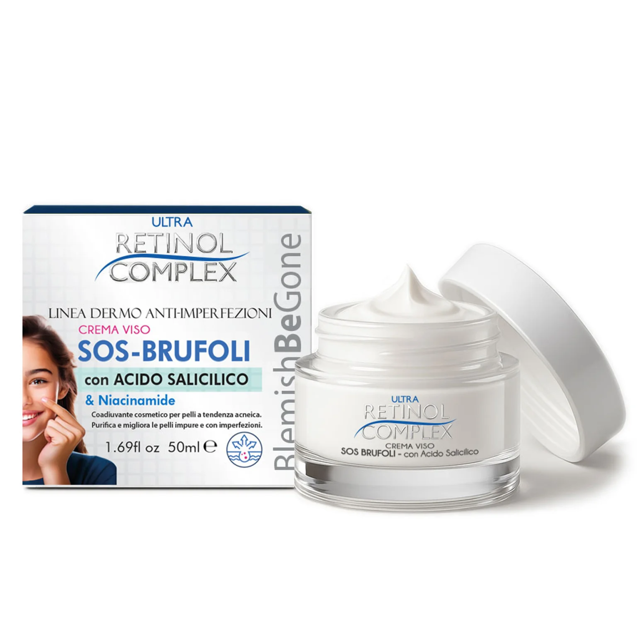 CREMA FACIAL SOS PARA EL ACNÉ 50ML – RETINOL COMPLEX