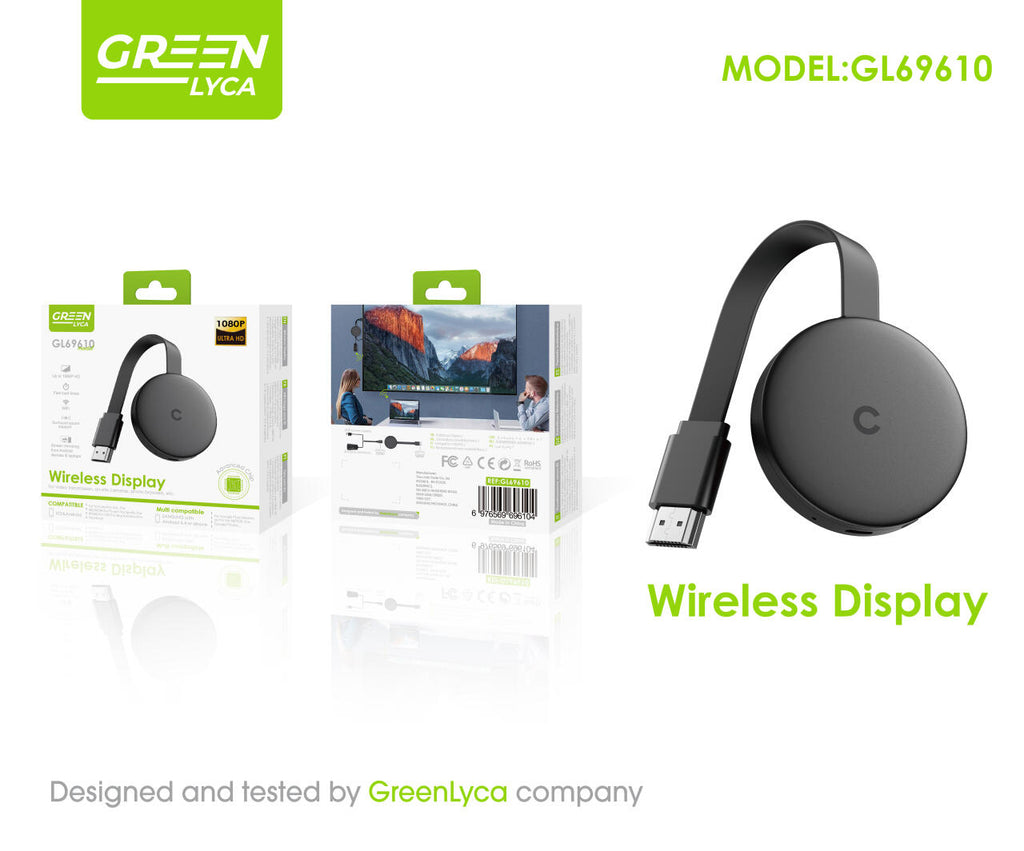 Adaptador Dongle de Pantalla Inalámbrica para TV – Transmite Todo Desde tu Móvil