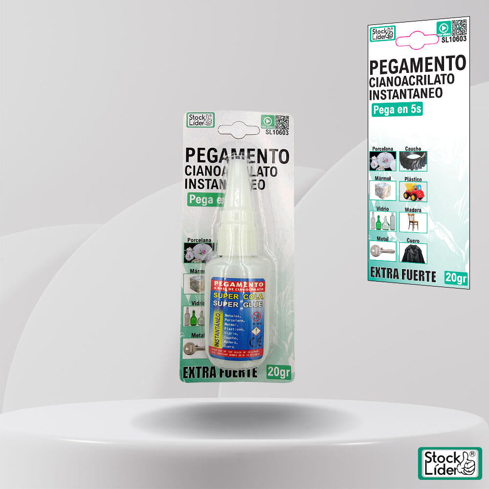 Pegamento cianoacrilato instantáneo