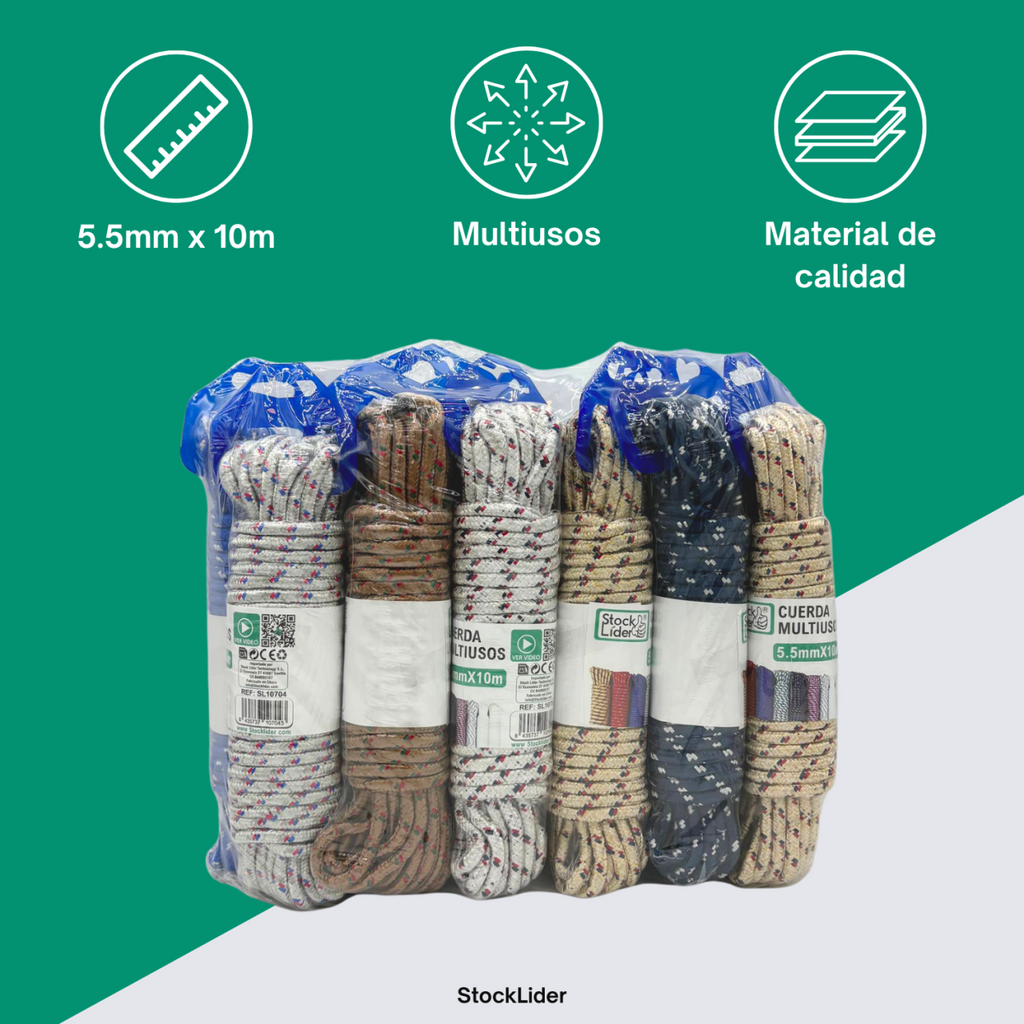 Cuerda multiusos 5.5mm x 10m