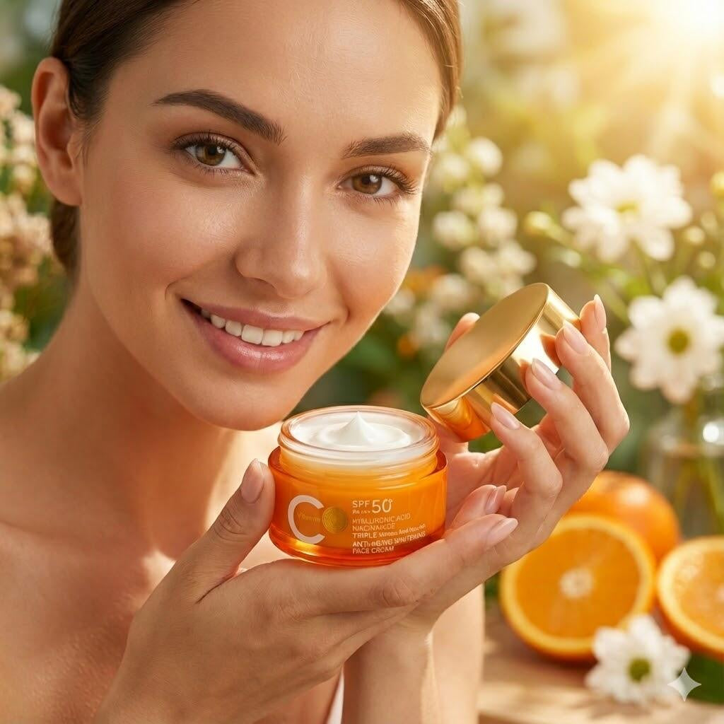 CREMA REGENERADORA ÁCIDO HIALURONICO NIACINAMIDA 2,2% + Protección Solar SPF 50