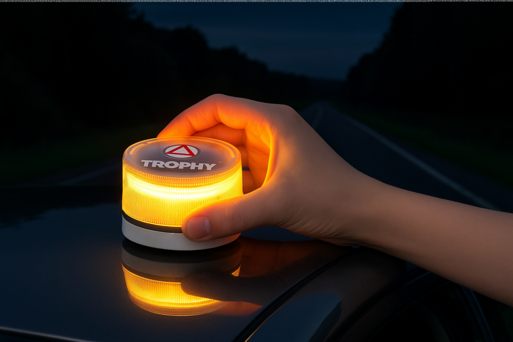 Pack 2 Piezas De Balizas Luces Emergencia V16 Homologada DGT con Geolocalización Baliza Coche Conectada DGT 3.0