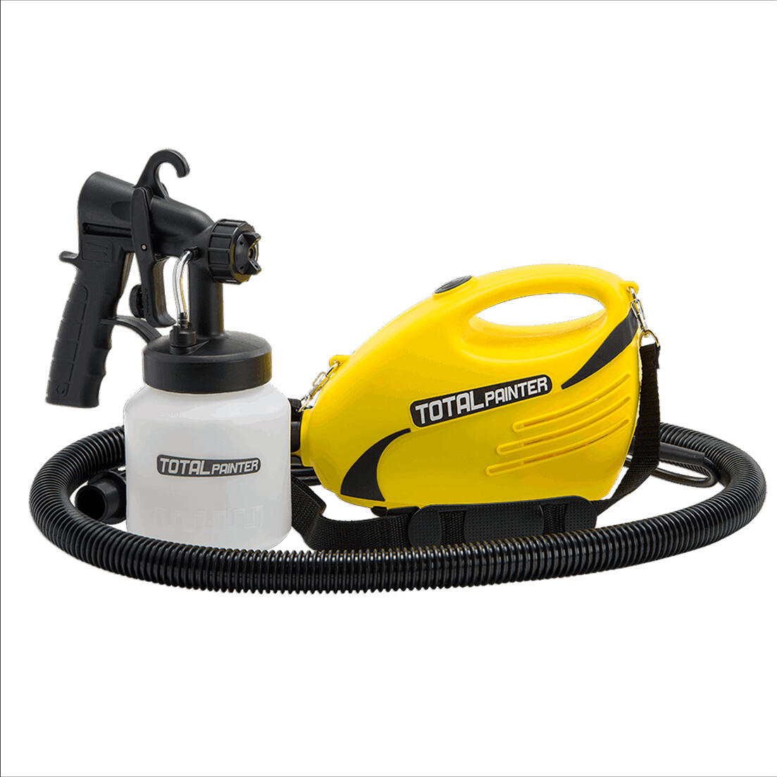 Pistola eléctrica pulverizadora de pintura con acabado profesional