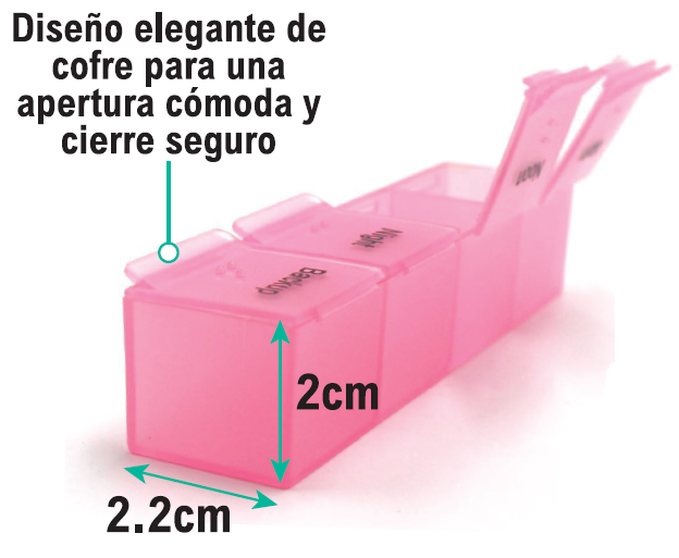 Pastillero semanal 4 tomas