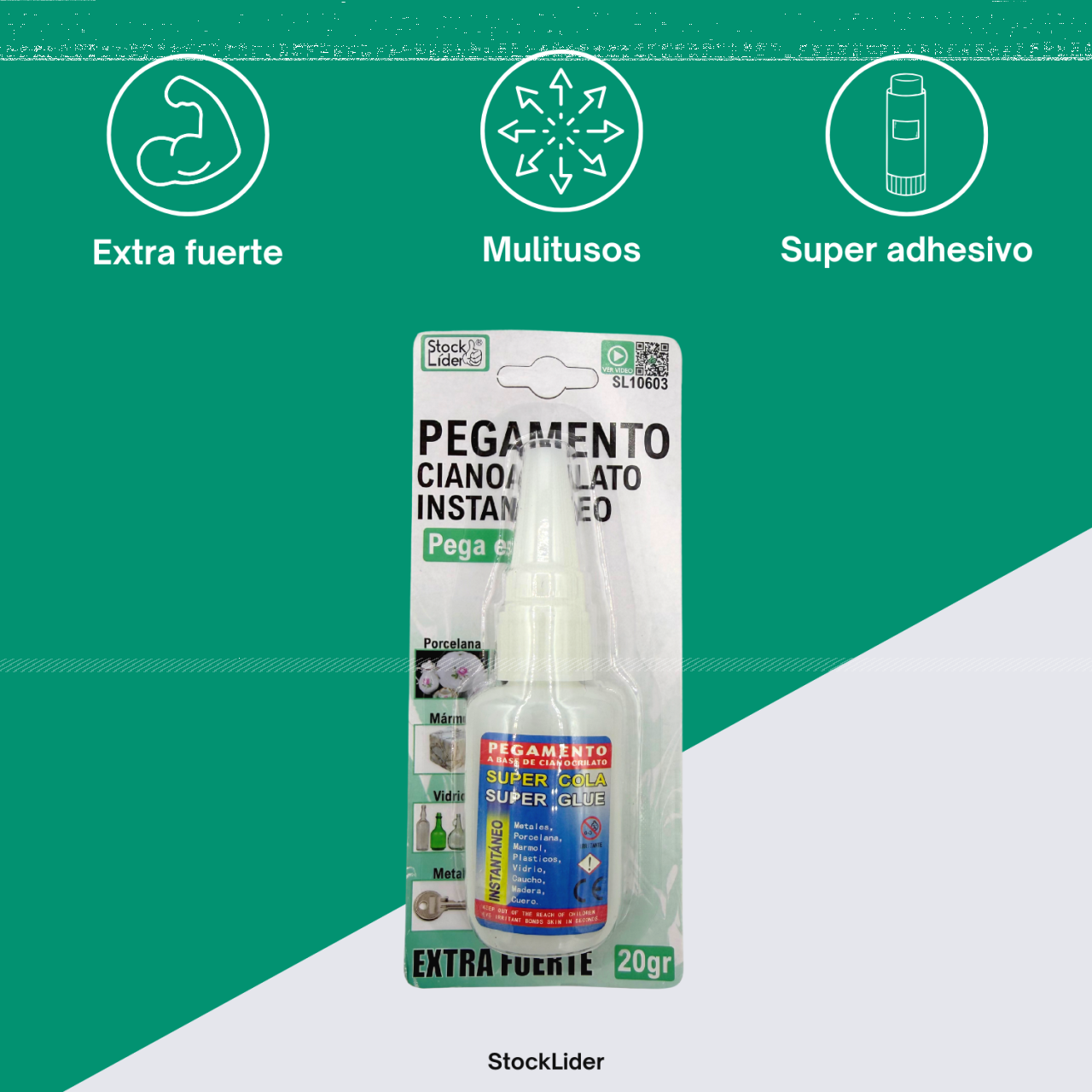 Pegamento cianoacrilato instantáneo