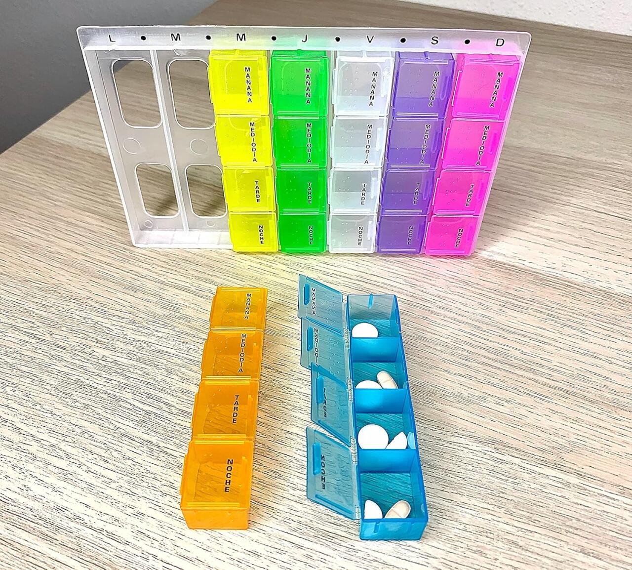 Pastillero semanal 4 tomas