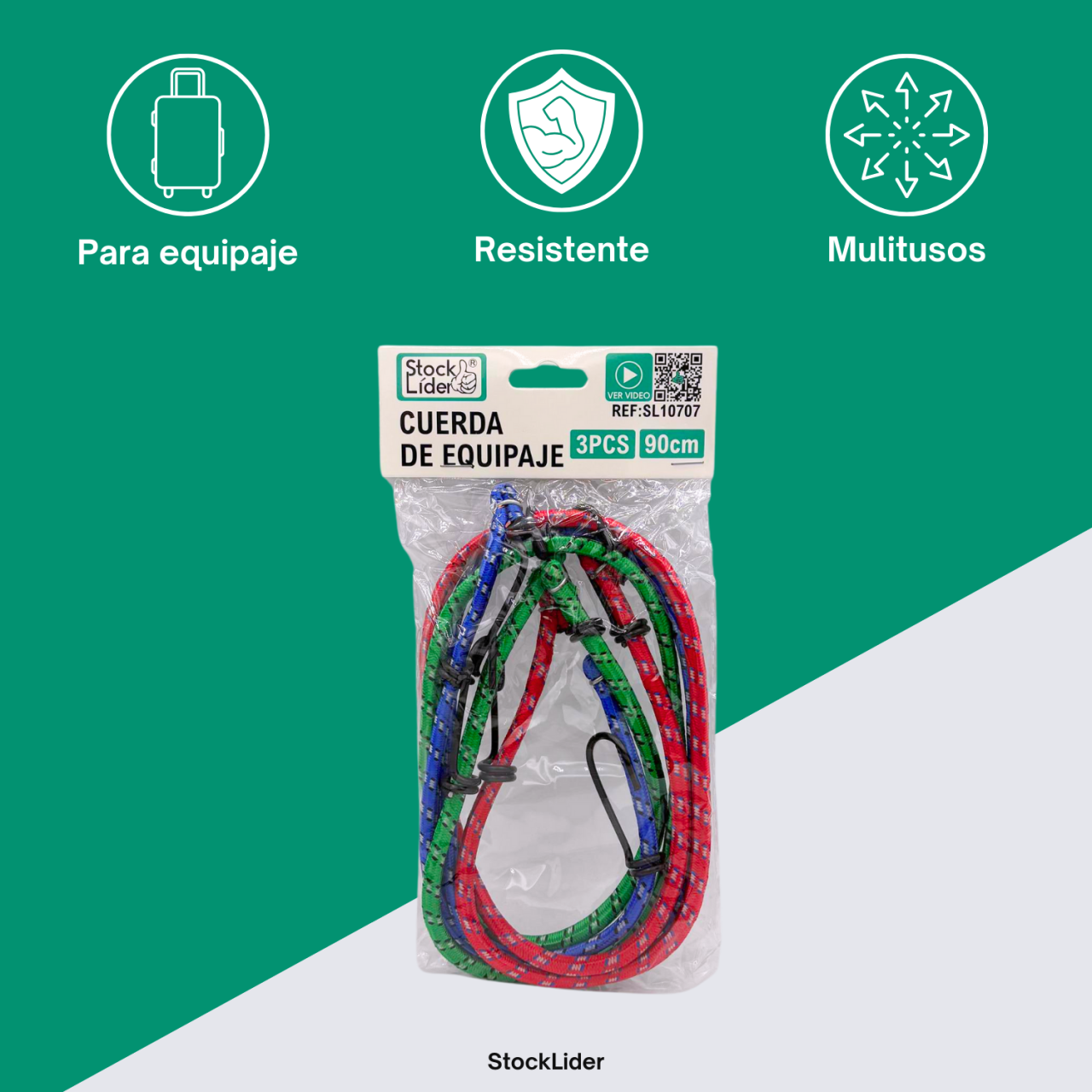 Cuerda de equipaje 3PCS