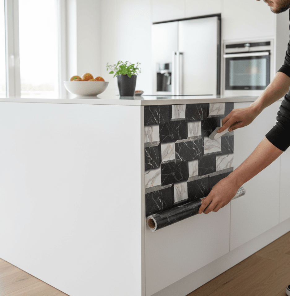 Rollo adhesivo pared y muebles 45cm x 2m - Astihl - quality