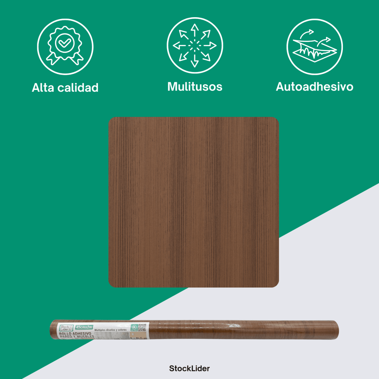 Rollo adhesivo pared y muebles 45cm x 2m - Astihl - quality