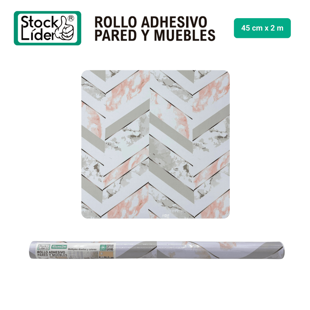 Rollo adhesivo pared y muebles 45cm x 2m - Astihl - quality