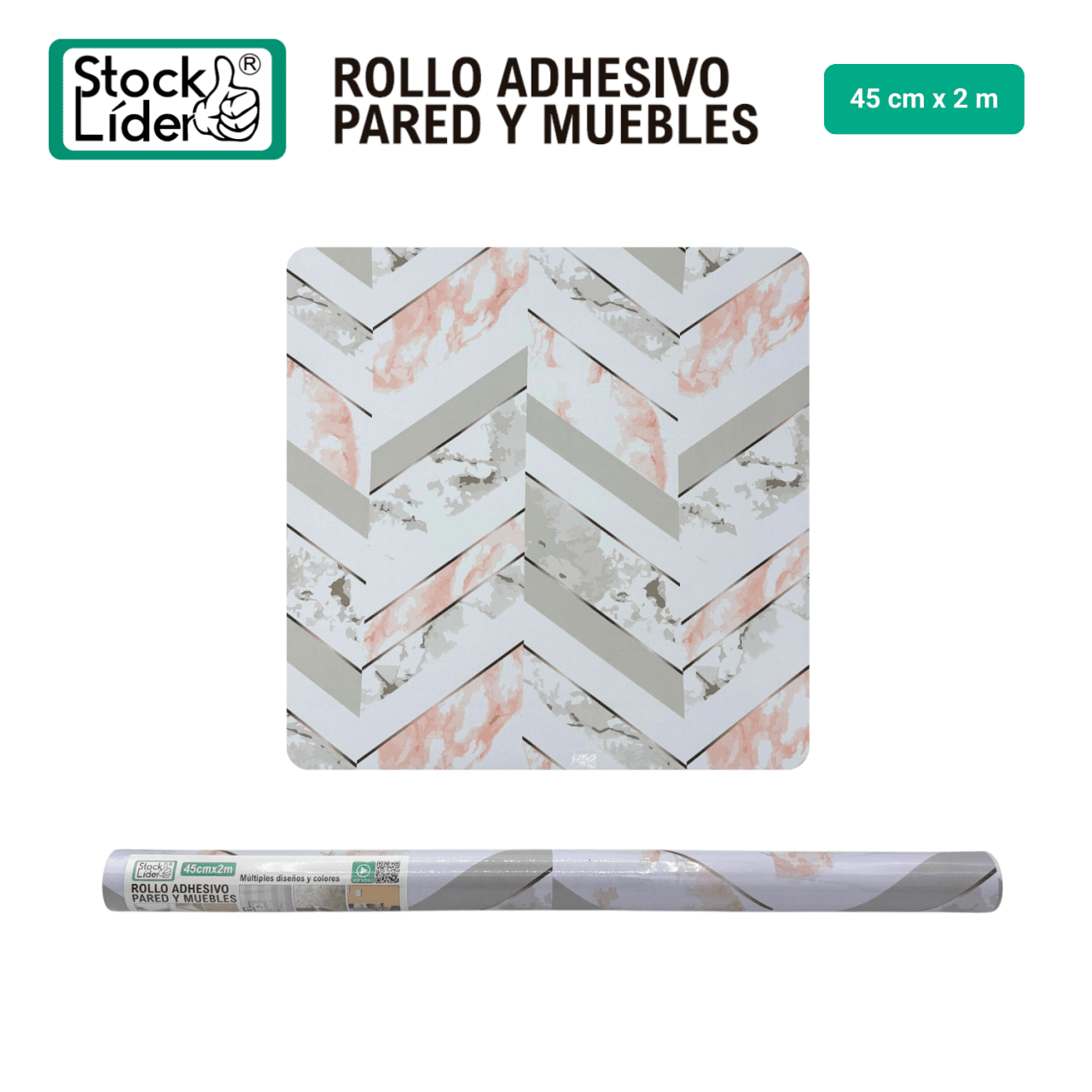 Rollo adhesivo pared y muebles 45cm x 2m - Astihl - quality